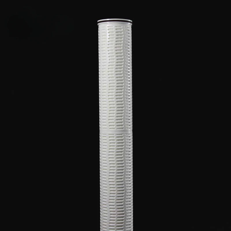Series 40 Inch High Flow Pleated Filter Cartridge 10 Micron PBT Filter Element Cartridge for Industrial Filtration