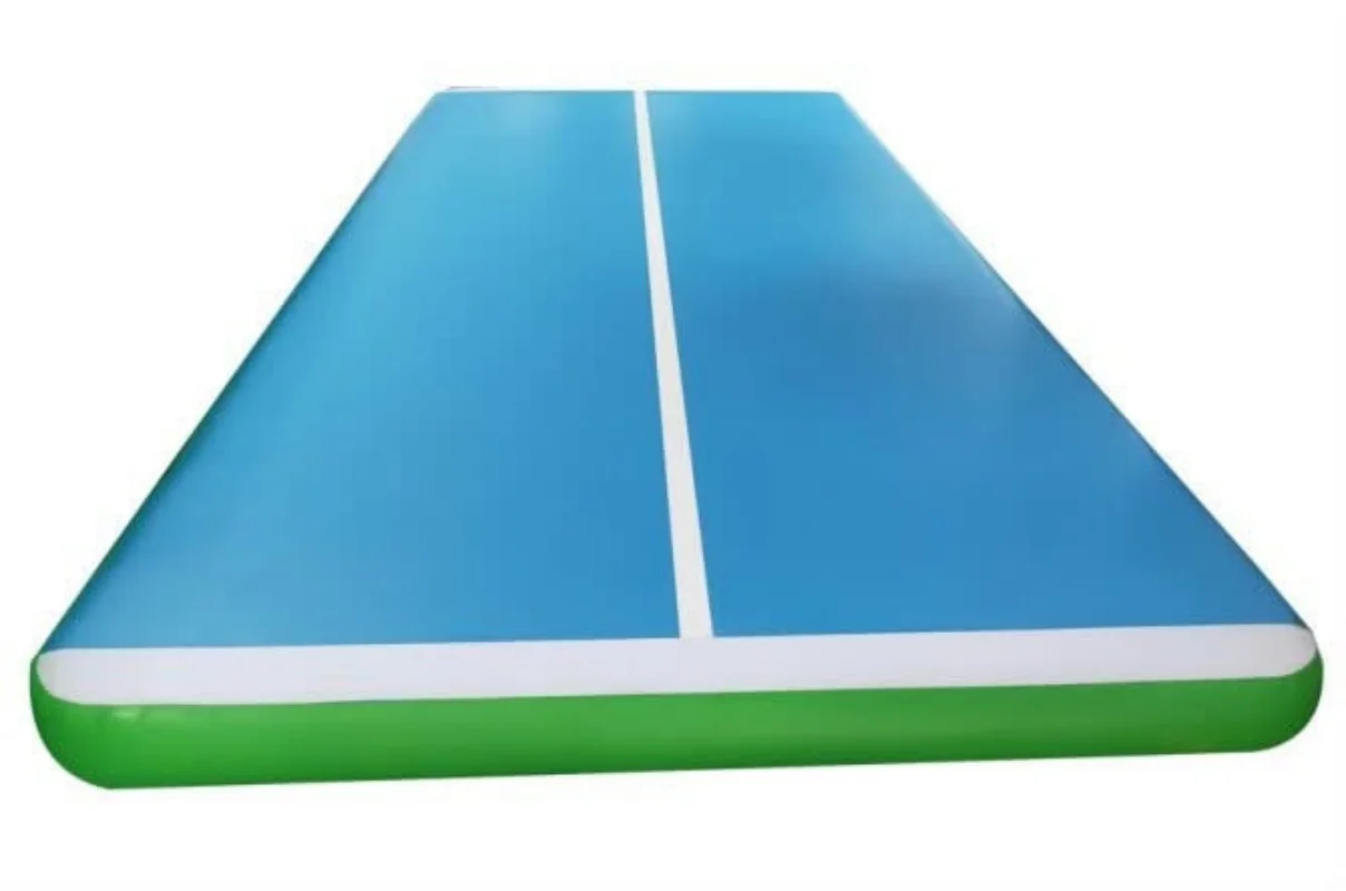 

HIBADOU Inflatable Airtrack 7x1x0.2M Inflatable Gymnastics Air Mat Tumble Track Tumbling Mat Floor Mats with Electric Air Pump