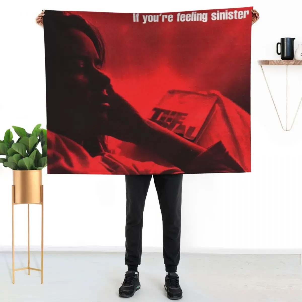 

Belle and Sebastian- If You're feeling sinister album cover Throw Blanket Wrinkle Resistant Lightweight Blanket