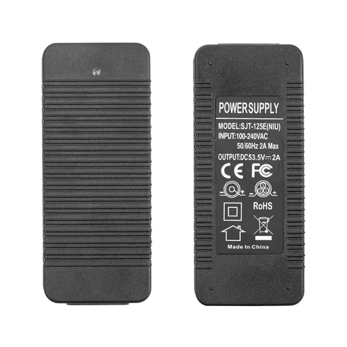 Imagen 2 del producto Cargador de batería para patinete eléctrico, 53,5 V, 2A, para NIU KQi1 Pro/Sport y KQi2 Pro/ KQi3 Pro/Sport/ Max, piezas de adaptador de corriente de carga