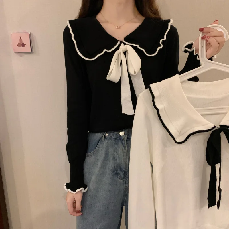 

Осень 2022, новый вязаный свитер больших размеров Long Sve, женская верхняя одежда, модный утягивающий универсальный свитер Fat Sister MM