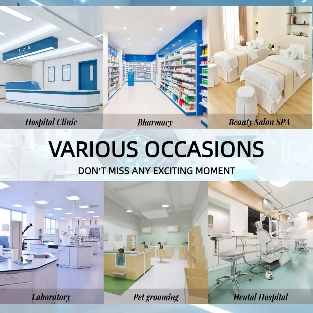 Anti-Wrinkle Premium Fabric Clinical Uniforms Washable Nurse Uniforms Medical Scrubs Sets Surgical Blouse Pockets Straight Pants