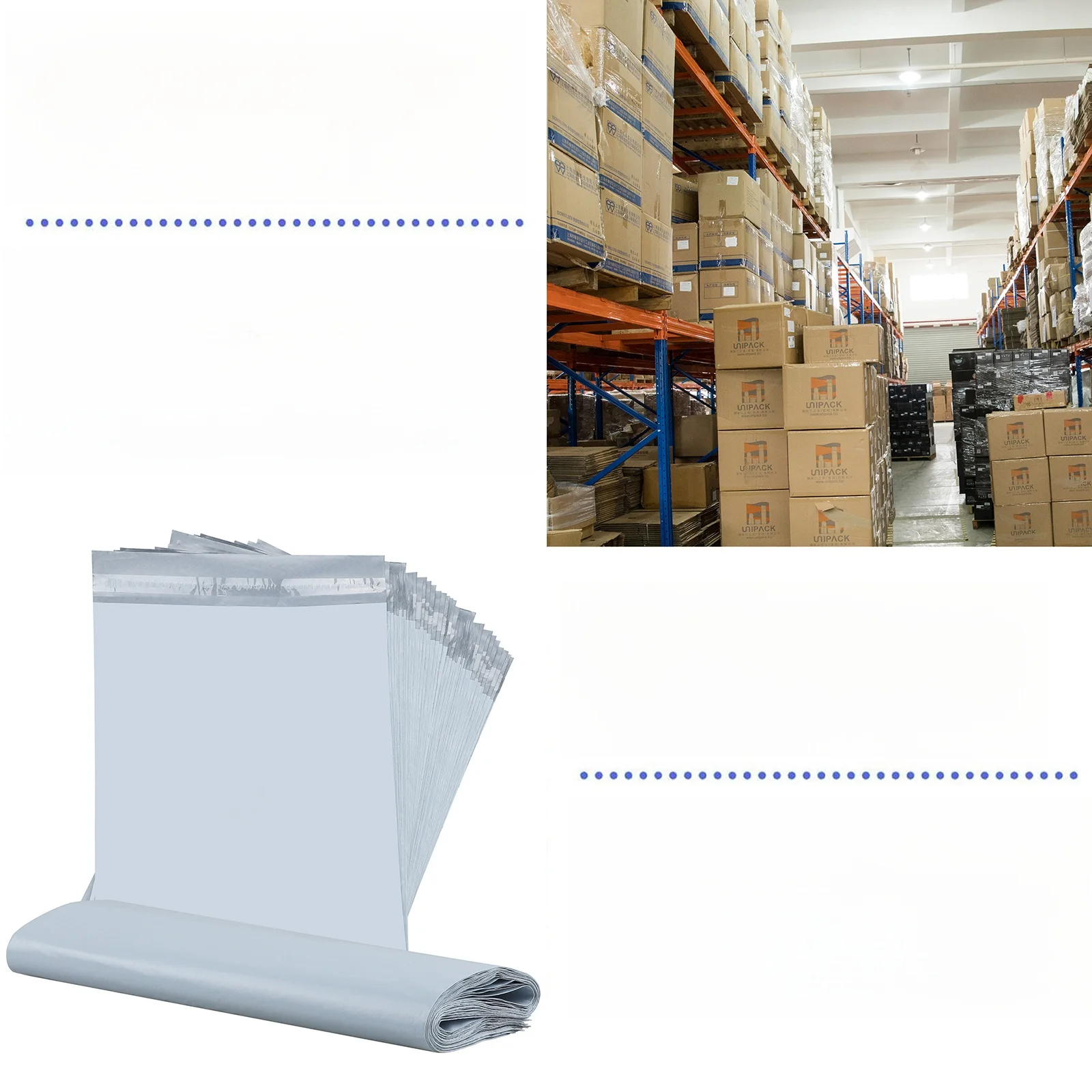 ถุงพลาสติกสีขาวสำหรับส่งของ 100 ชิ้น แบบทึบแสง ผลิตจากพลาสติก PE สำหรับจัดส่งด่วน ซองจดหมายสีขาว ถุงส่งของแบบปิดผนึกด้วยกาวในตัว