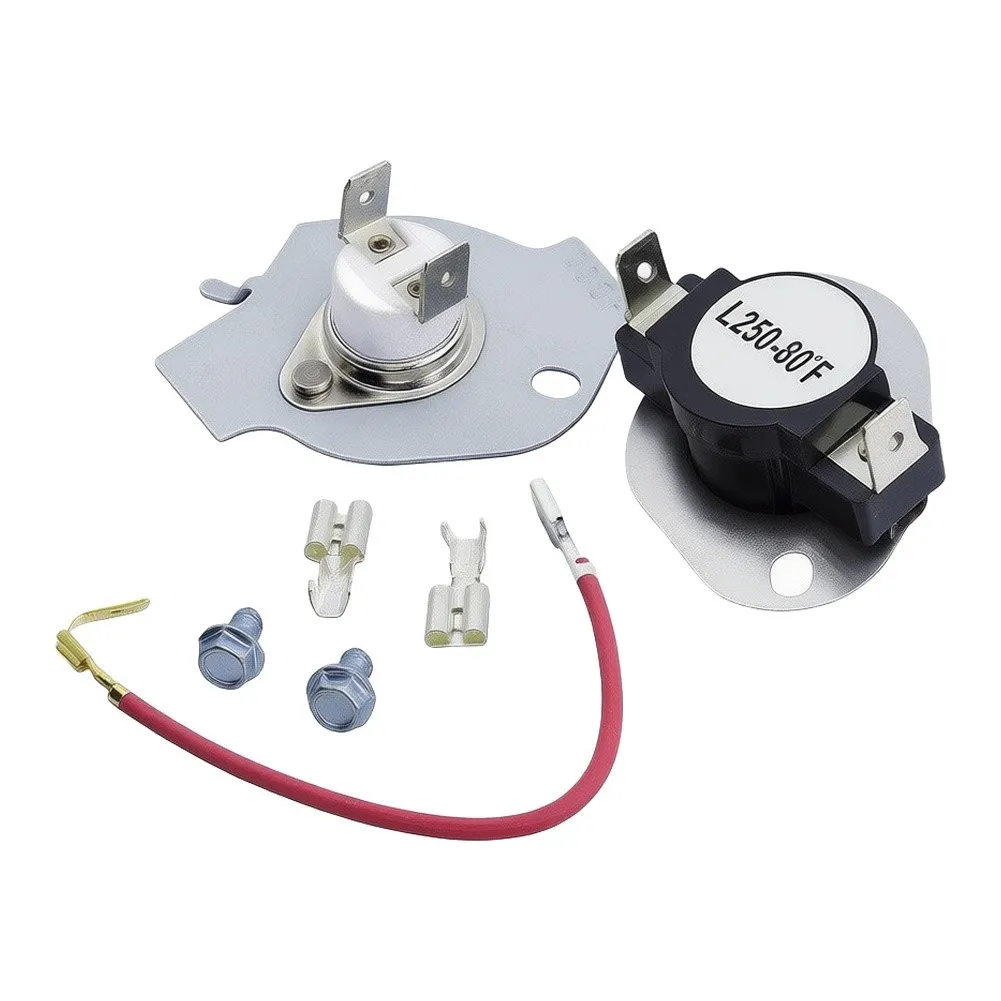 279816 Thermal Cutoff Kit High Limit Thermostat And Fuse Assembly With Terminals For Clothes Dryer Overheat Protection Replaceme