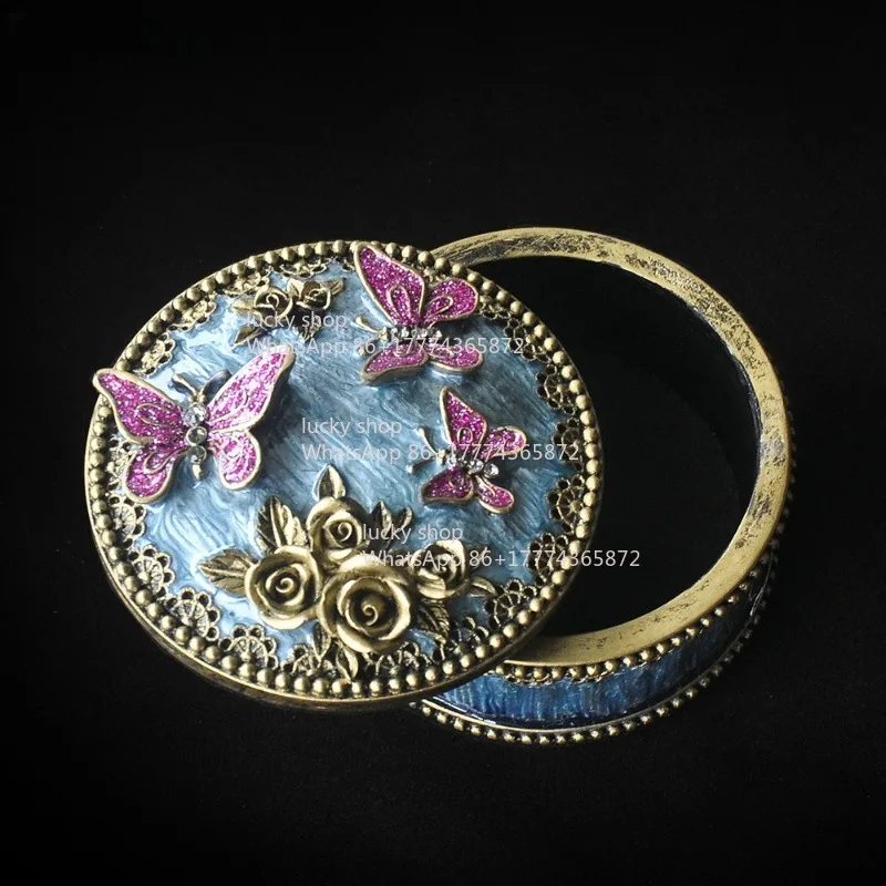 

Thalia European Vintage Korean Princess Jewelry Box Jewelry Storage Box Jewelry Necklace Ring Box