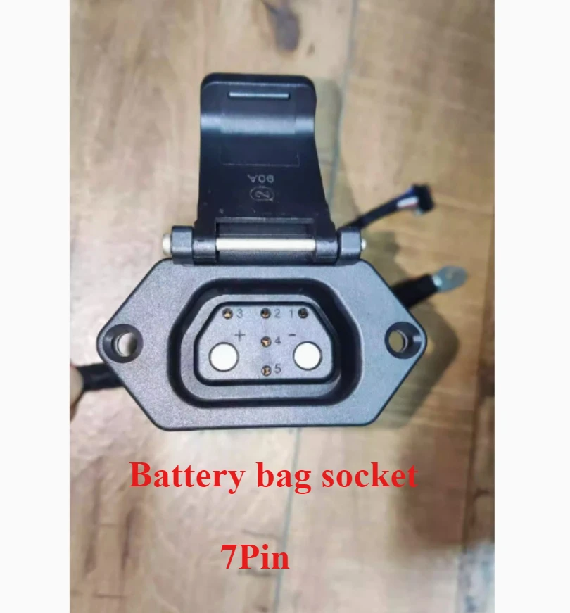 For Super SOCO TC Max Original Motorcycle Accessories Charging Plug Battery Socket Cable Charge Discharge Wire Header