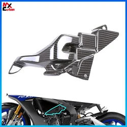 For Yamaha R1 R1M 2015-2019 Motorcycles Left Engine Cover Side Fairing Protectors Full Carbon Fiber Modification Accessories