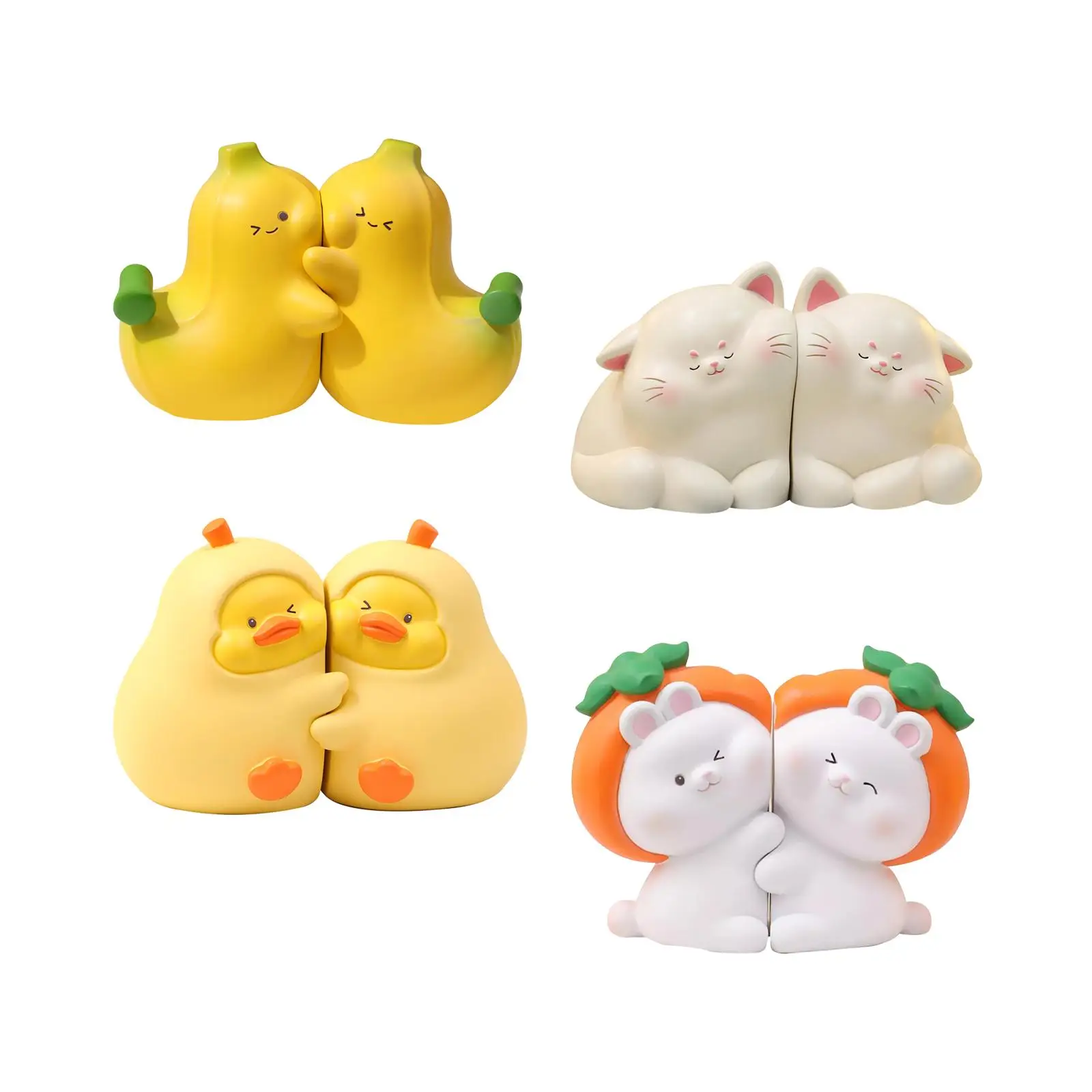Book End Shelves Organizer Anti Slip Base Hold Books Cute Decorative Bookend for Living Room Room Office Library Decoration