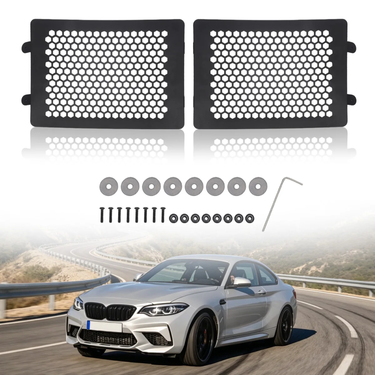 Brandneues Radkasten-Erhöhungsset Aluminiumplatten Verbesserte Bodenfreiheit für BMW M2 M3 M4 G80 G81 G82 G83 G87 Zubehör – Detail 2