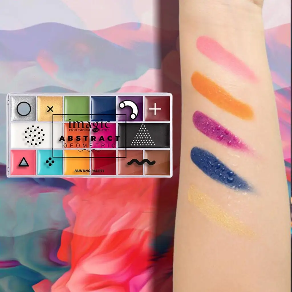 

16 Colors and body Paint Oil Makeup Kit for Halloween Prom Cosplay