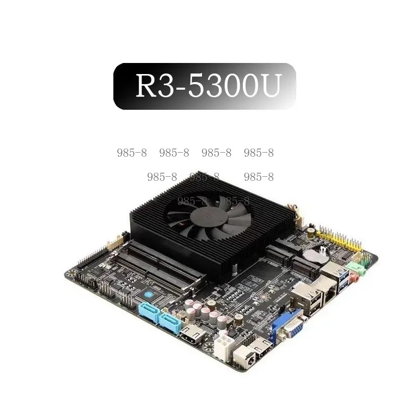 Brand New R3-5300U Industrial Control Motherboard, AMD ITX FP6 All-in-One Mainboard