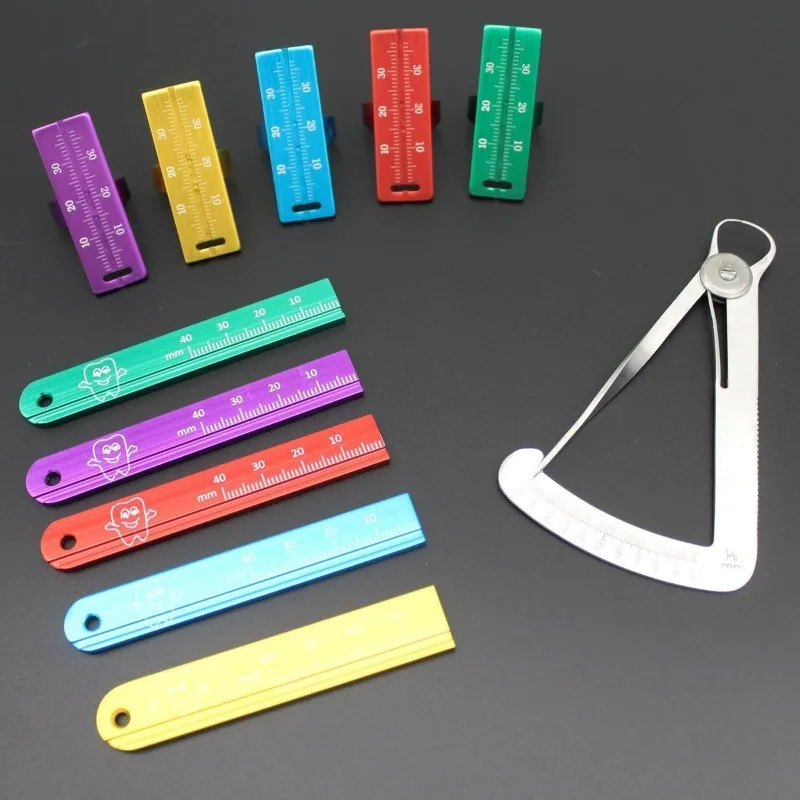 

Dentistry Ruler Stainless Steel Measuring Ruler Endodontic Finger Rulers High Quality Dentist Tools Materials Tools