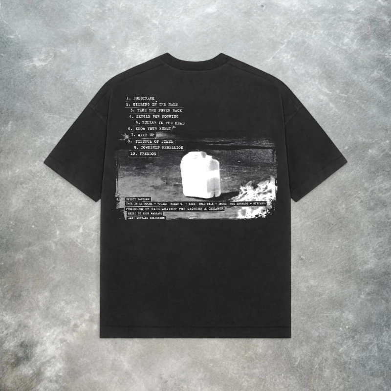 Vintage Y2K Rage Against The Machine T-Shirt – 100% Cotton Band Tee