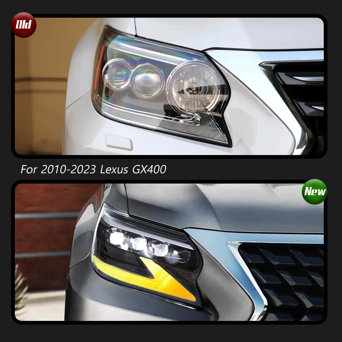 

TYPY новые светодиодные автомобильные фары для Lexus GX400, фары 2010-2023, сигналы, автоаксессуары, дневные ходовые огни