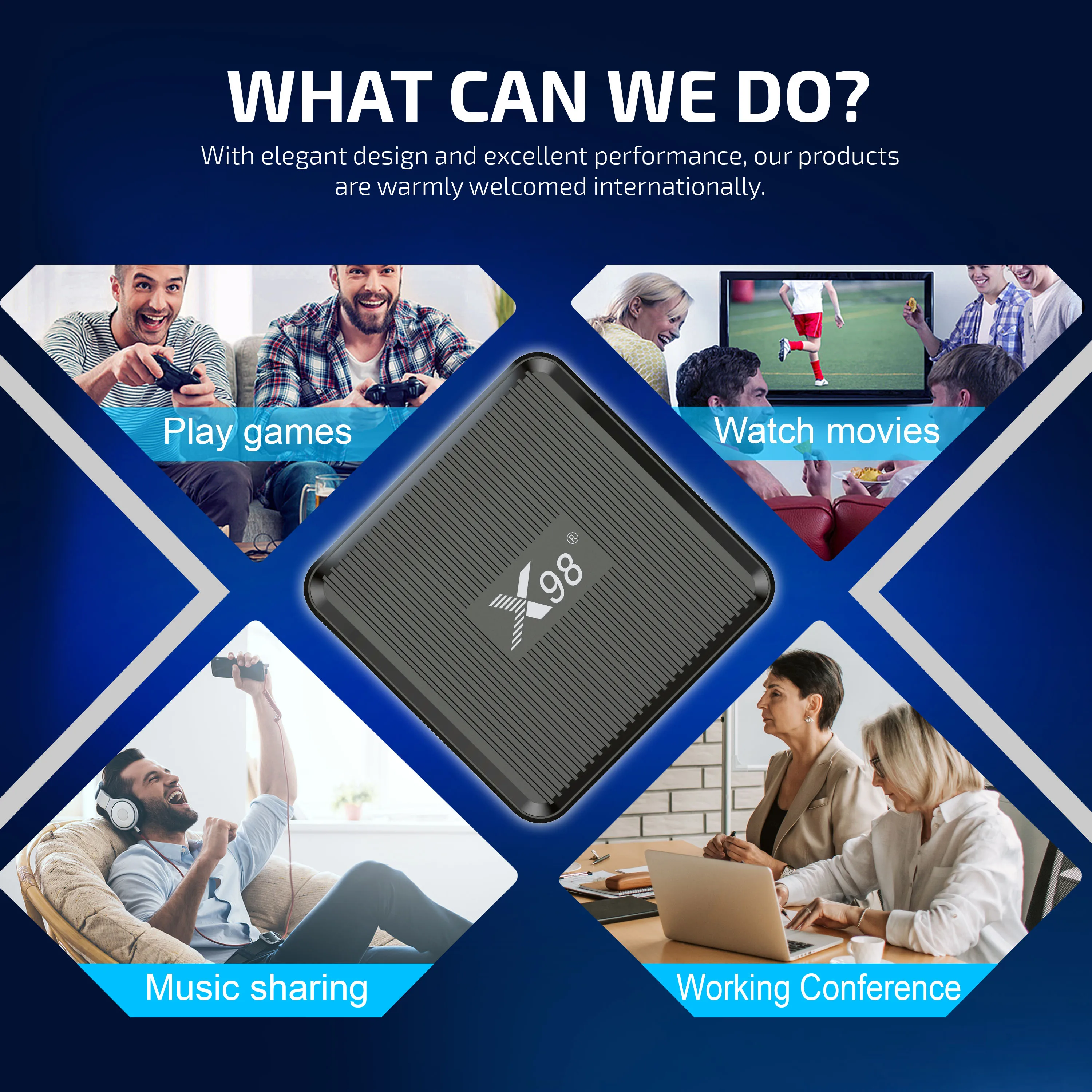 جهاز استقبال تلفزيوني X98Q بنظ - مراجعة Smart Home Youtube وسعره