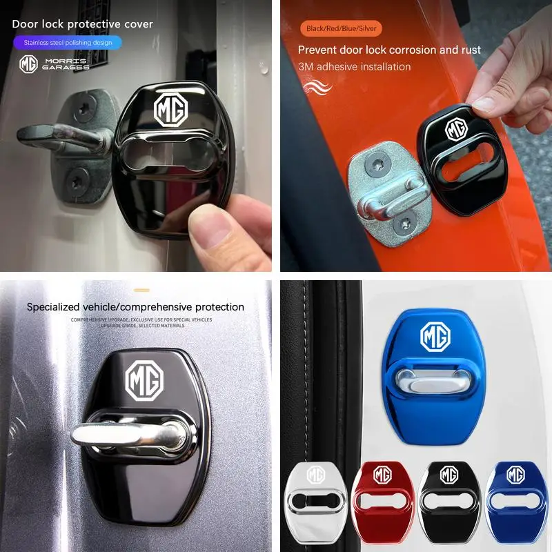 Car door latch anti-rust protective cover metal cover for Morris Garage MG 7 6 5 ZS MG4 EV ONE Cyberster HS MG3 EZS GT GS