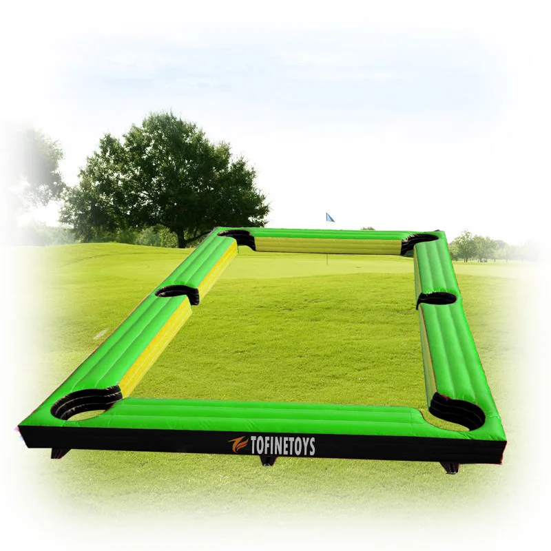 inflatable billiard snookball playground football inflatable billiard soccer ball table