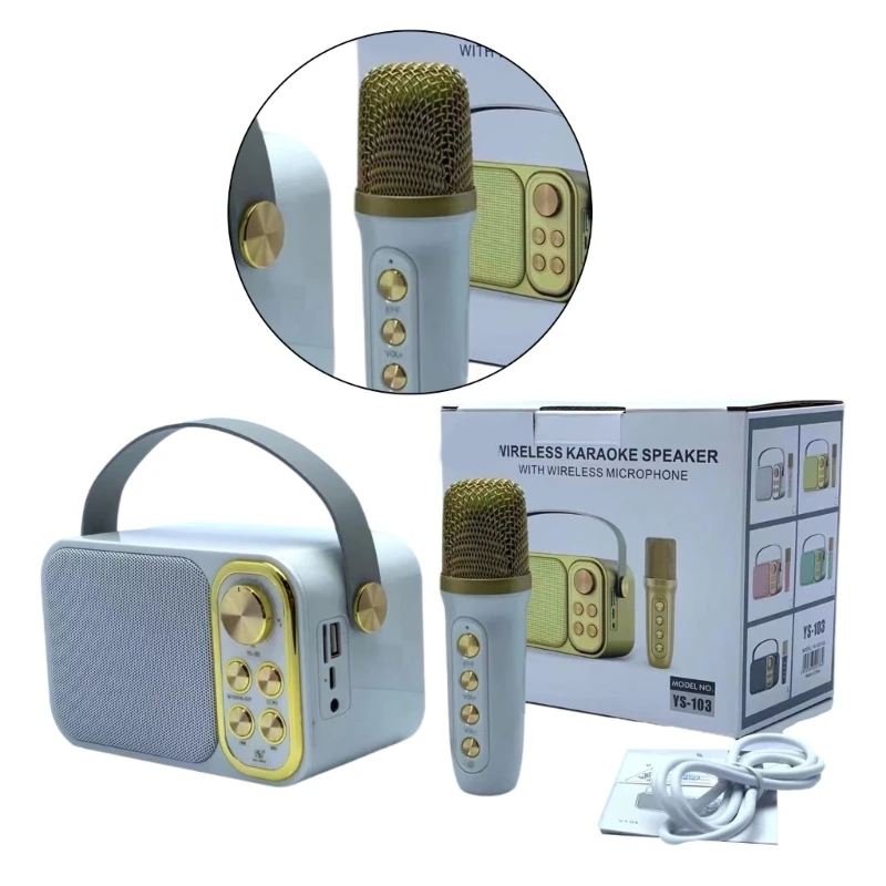 เครื่องคาราโอเกะพร้อมไมโครโฟนไร้สายสำหรับเด็กผู้หญิงของขวัญ, คาราโอเกะแบบใช้มือถือ