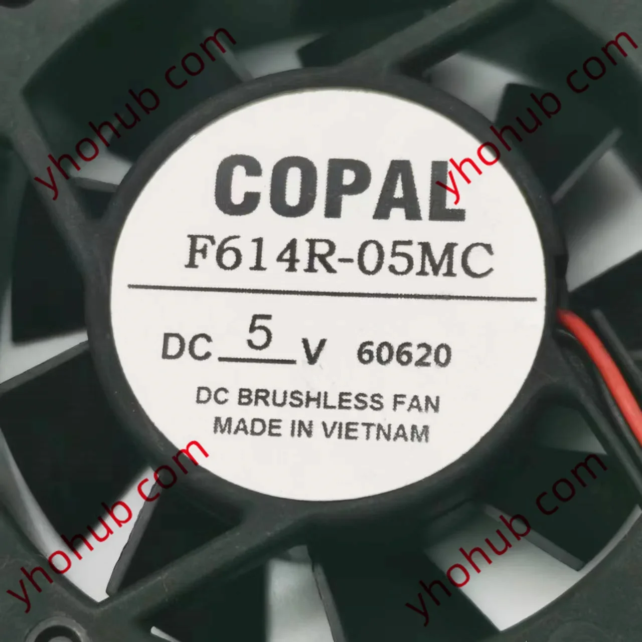 COPAL F614R-05MC DC 5V 60x60x15mm 2-Wire Server Ventilateur de refroidissement