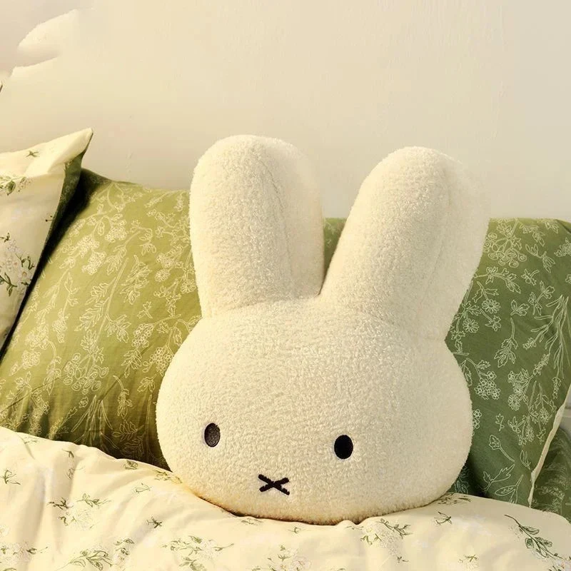 

Kawaii Miffy плюшевая подушка милая милая кукла игрушка креативное украшение комнаты мультяшный орнамент подарок на день рождения и Рождество