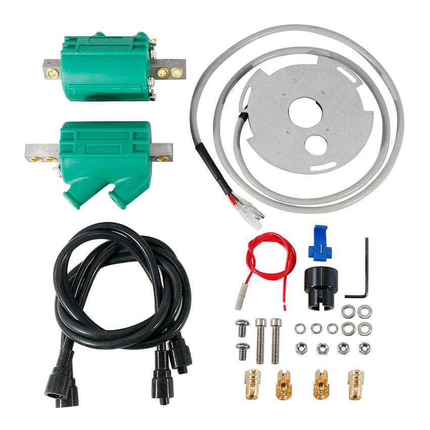 Fits for Kawasaki KZ550 KZ550-A1 KZ550-A2  LTD GP 1980 1981 1982 Years Motorcycle Dual Fire Ignition Coil Sensor Assembly Kit