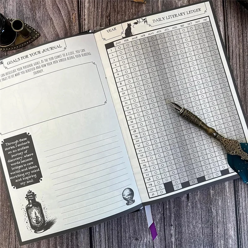 A41T Conquest Journals Waiting For The Night Readers Journal Gothic Inspired Journaling For Reading