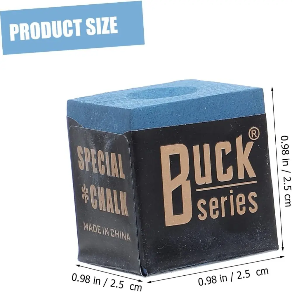 Profissional Snooker giz, anti derrapante, resistente ao desgaste, durável, portátil, anti-derrapante, acessórios de bilhar, 12pcs