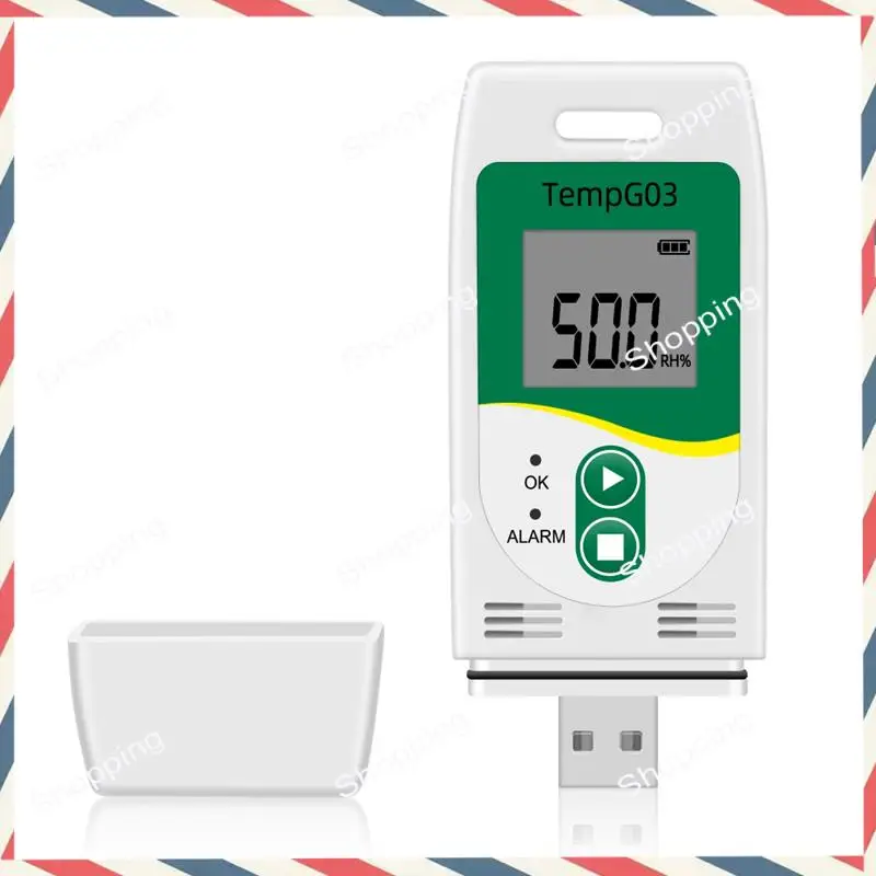 

M20K Tempg03 USB-регистратор данных температуры и влажности, многоразовый регистратор данных TEMP, измеритель записи губ, емкостью 32,000