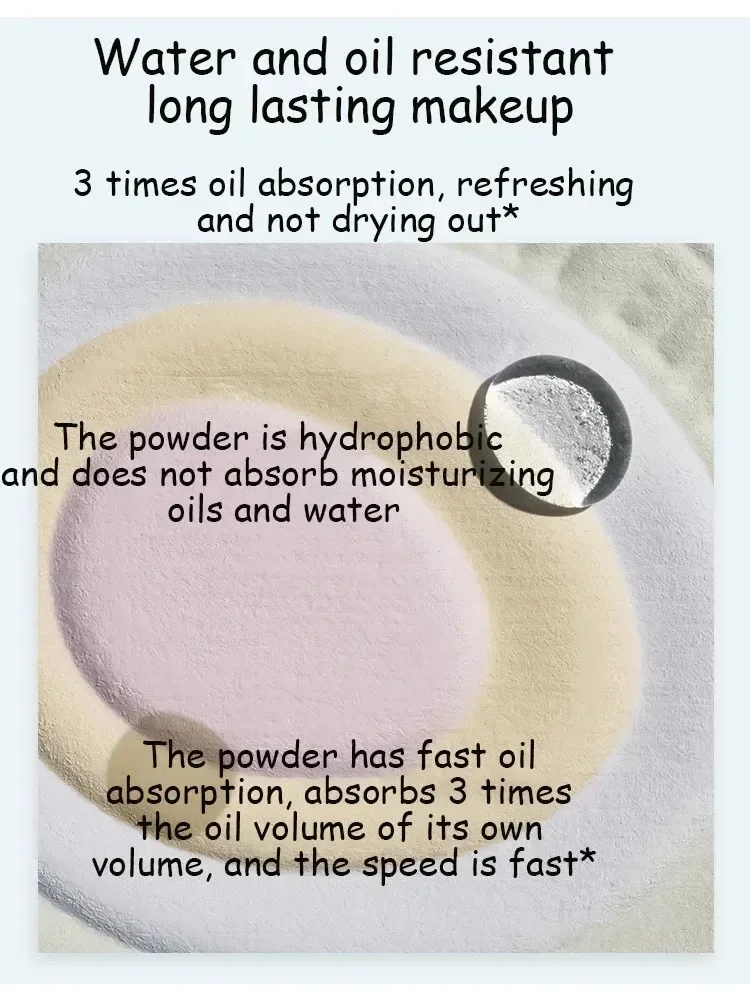 Funnyelves Nebula Fünffarbiges loses Puder-Gesichts-Make-up Original aufhellende, langanhaltende Ölkontrollkosmetik für den Hautton-Enhancer