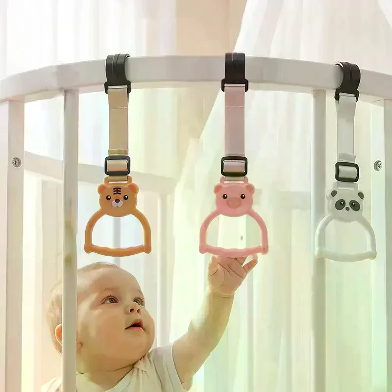 1Pcs General Use Hooks Baby Toys Pendants Pull Ring For Playpen Baby Crib Hooks Bed Rings Hooks Hanging Ring Help Baby Stand
