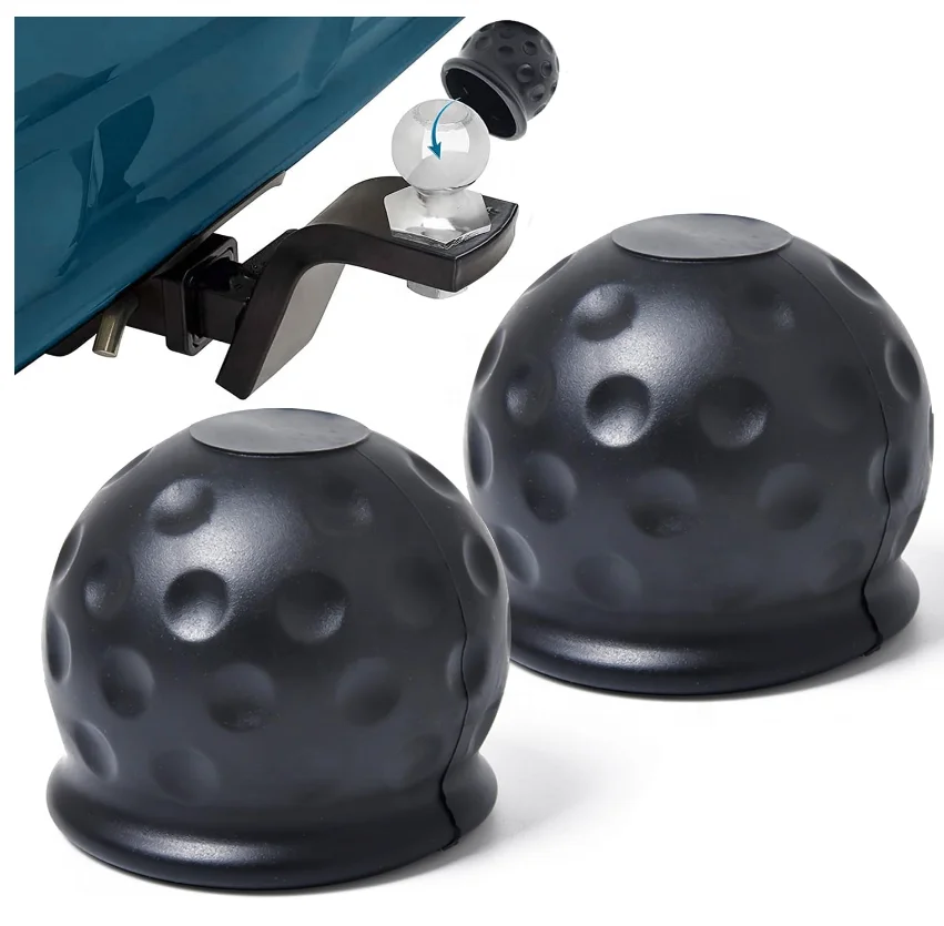 キャラバン・トレーラー用黒色ゴム製牽引ヒッチカバーボール保護 - Wire Connector Cap のレビューと価格