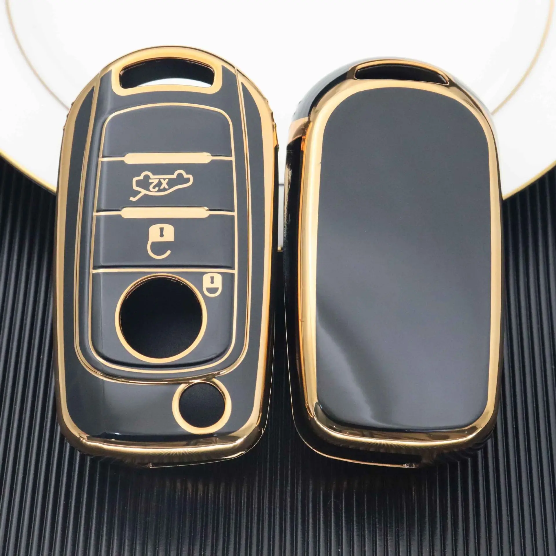 

Fashion TPU Flip Key Case Cover Shell For FIAT Tipo Toro Nuovo Freedom 500X Doblo Argo Grazie Protector Keyless Fob Accessories