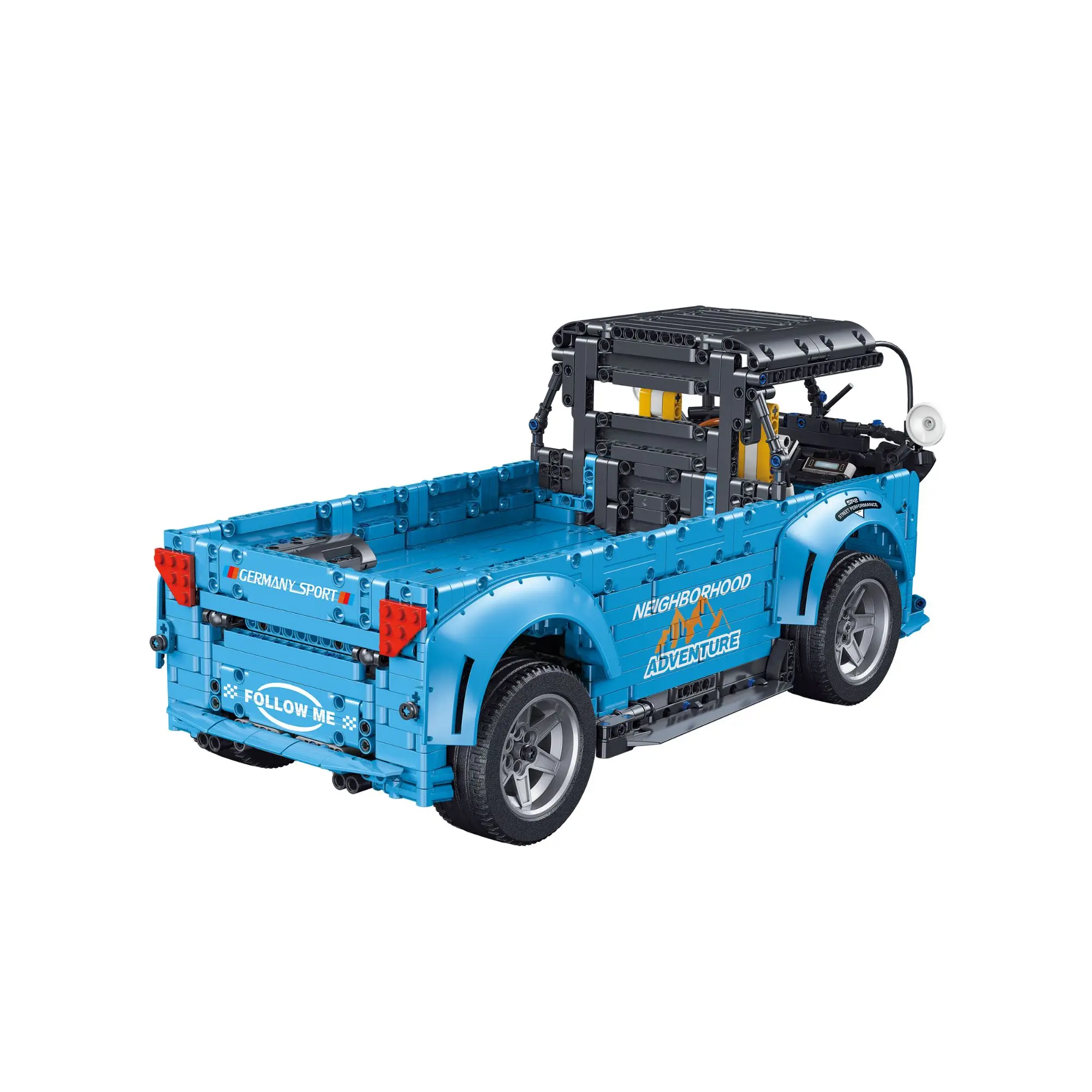 1711pcs Blue Technical Truck Building Blocks Creative High Tech City Transport Vehicle Model Bricks Ideas Toys for Adults Gifts