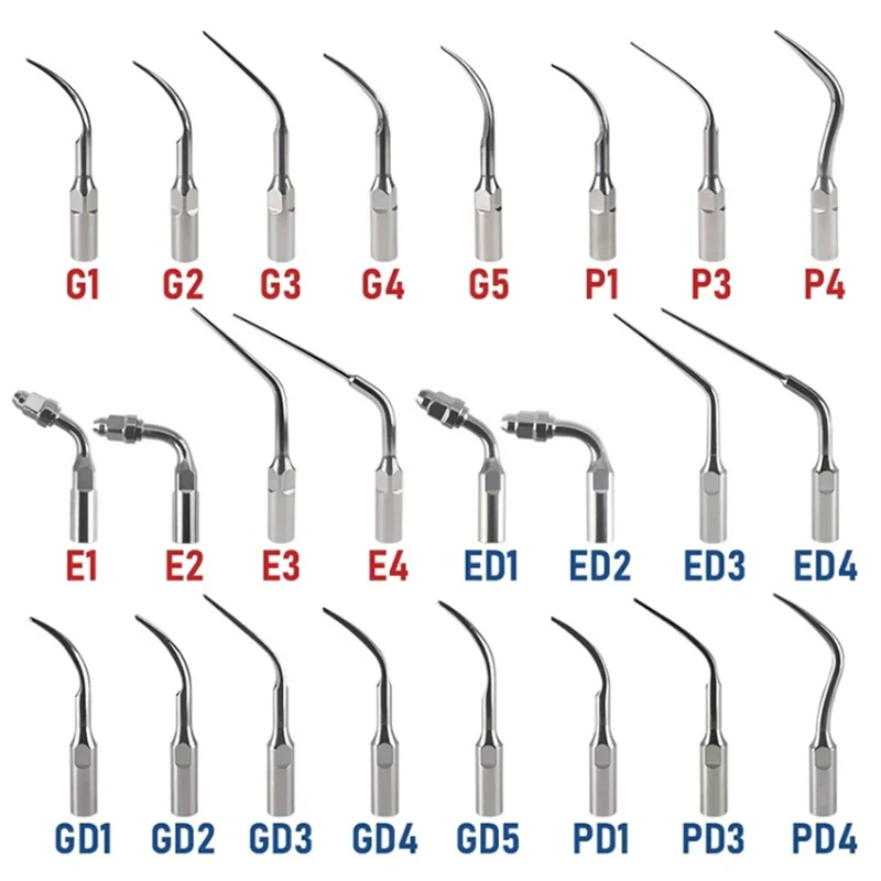 

1 шт. Ультразвуковые насадки для стоматологического скалера, для эндодонтии, чистки корневых каналов и зубов, профессиональный набор медицинских инструментов