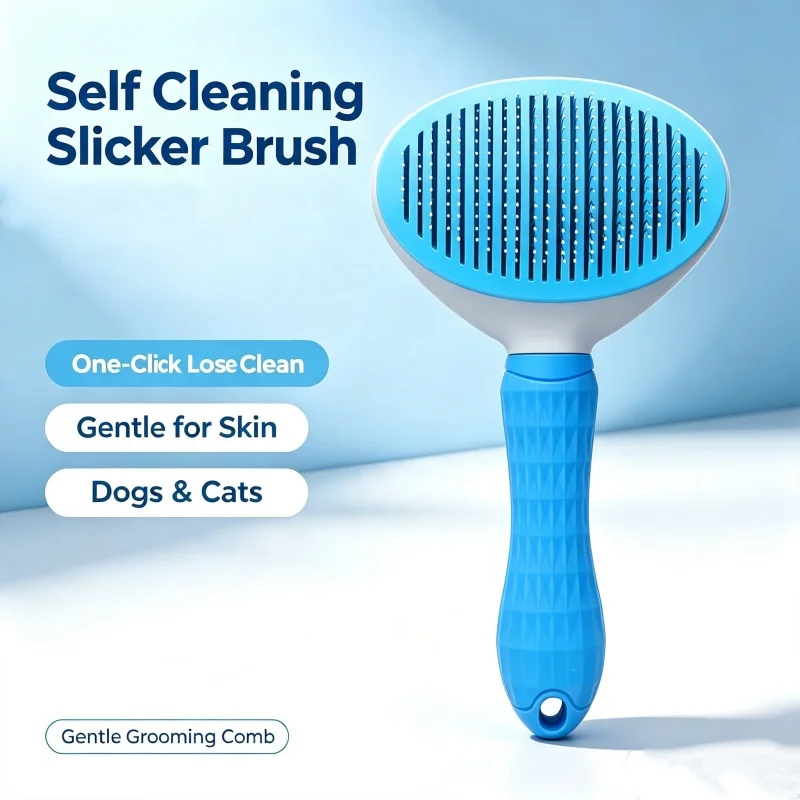 Pet Pet Hair Remover Brush Deshedding Undercoat Grooming Comb Removes Hairs Cleaning Bath Brush For Long Hair Dog Cat Supplies - Aliexpress Deal