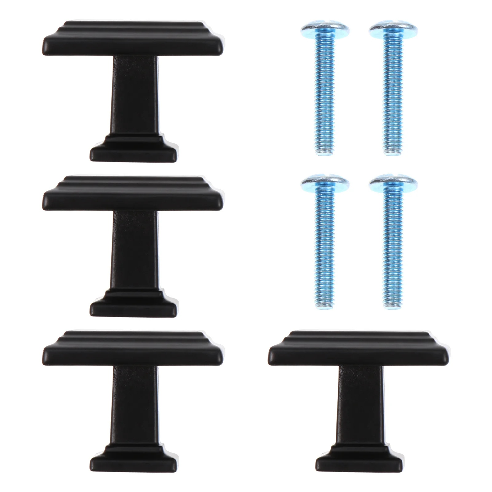 

4Pcs Cabinet Door Knobs Practical Zinc Alloy Solid Handles Single Hole for Drawer Furniture Wardrobe Cabinet Door Knobs