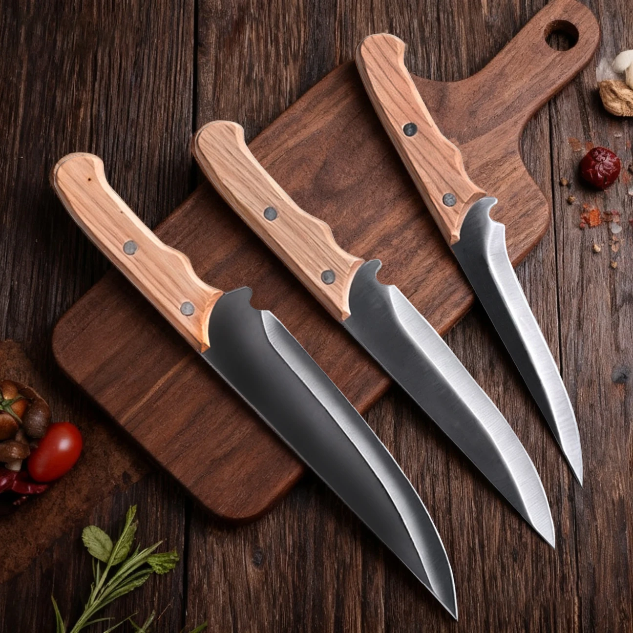 

Professional stainless steel boning knife kitchen fruit knife, kitchen knife special butcher cutting knife for slaughtering pigs