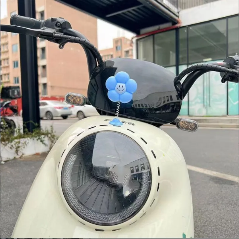 

Подсолнух, украшение для шлема, уши, мультяшный цветок-качалка, индивидуальные маленькие аксессуары, мотоцикл, аккумулятор, автомобиль, универсальный