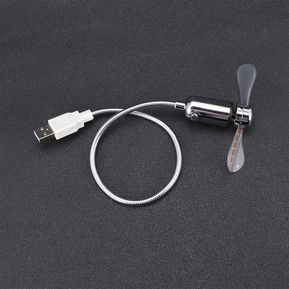 

1Pcs USB Mini Fan With Stunning LED Patterns Perfect For Gadgets Gifts Silver