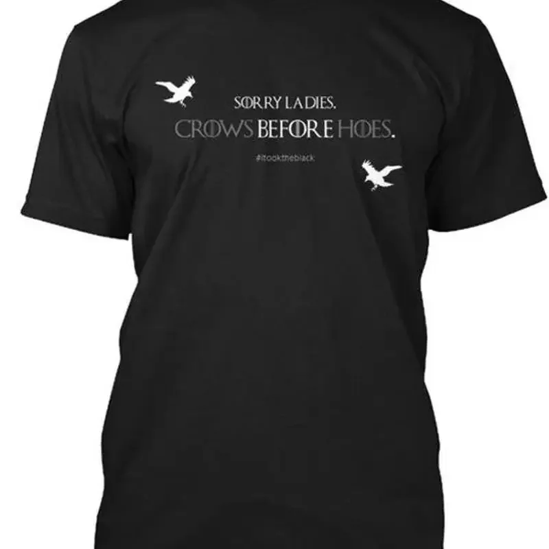 The Night's Watch Sorry Ladies Size Premium T Shirt M 2XL