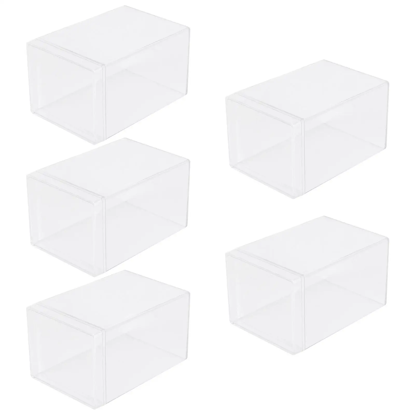 

5pcs Transparent Model Display Boxes Storage Case for Figures Durable Practical Dustproof Collectibles Gift Packaging Box