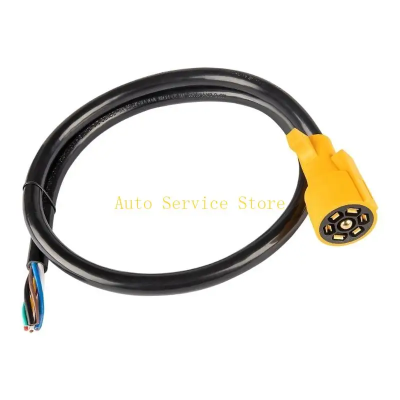 

462A Сильная 7-контактная буровая развязка прицепа длиной 120 см, устойчивая к ультрафиолетовому излучению, динамическая