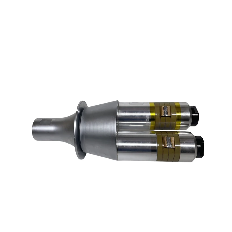 Non-woven Sewing Machine Ultrasonic Welding Transducer With Booster 15khz 4200w