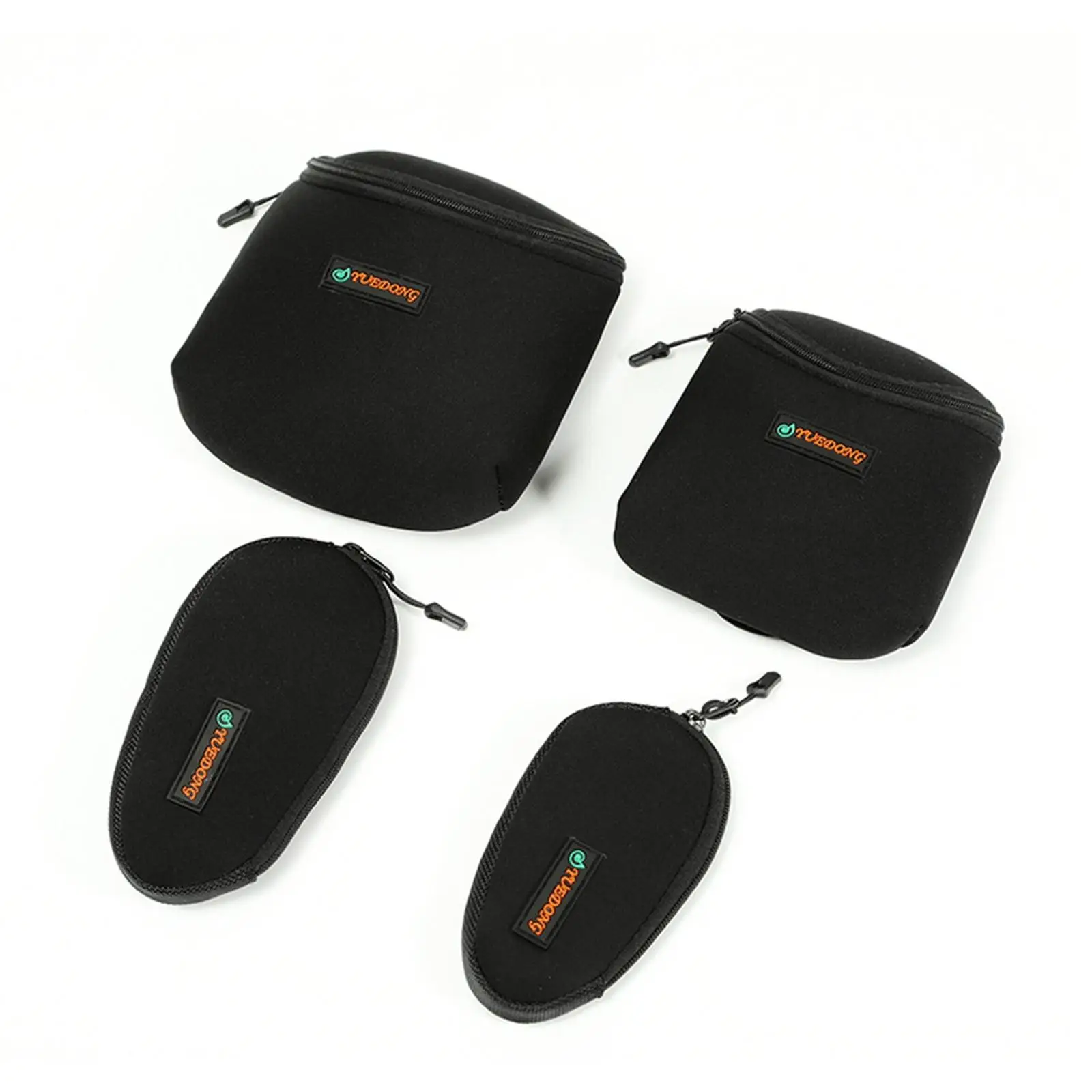 ポータブルトロンボーンマウスピース衝撃吸収ポケット楽器アクセサリーナイロン3ピース収納バッグ（アルトサックスマウスピース用）