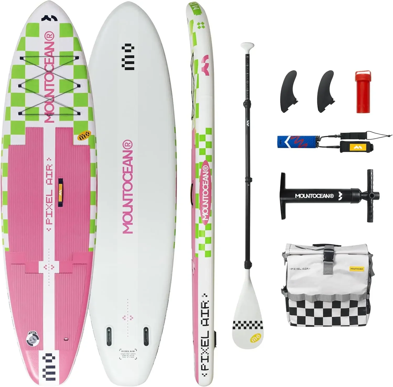 

Up Paddle Board Inflatable Light Weight Compact Travel ISUP Board with Full Set Accessories,4 Piece AD Paddle,Small