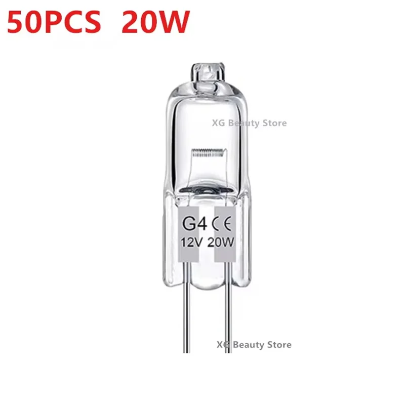 10/50/100PCS G4 12V 10W 20W LED Lampen Eco Halogeenlampen Capsule geplaatst Kralen Kristallen Lamp Halogeenlamp Groothandel