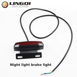 LING QI Motorcycle Brake LED Tail Lights Turn Signal Rear Light For Universal To Most Motorcycles Dirt Bike Pit Bike Motocross