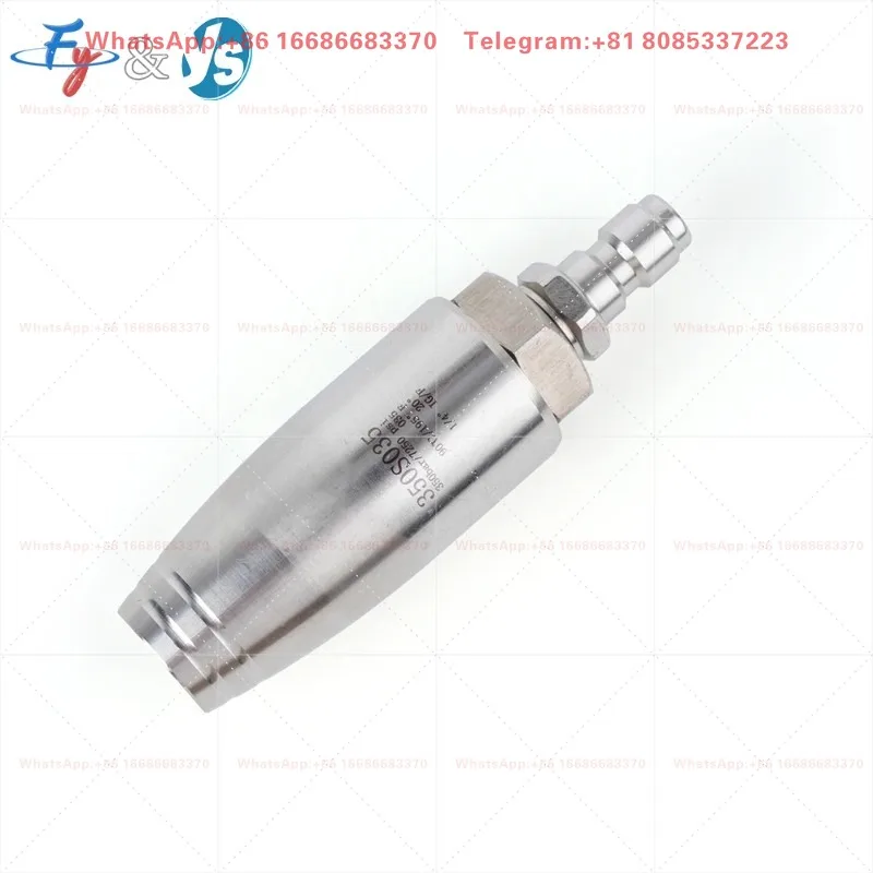 25/35/40/mm 55Car Wash High Pressure Water Gun Nozzle Stainless Steel Lotus Nozzle 360° Rotating Rust Removing Quick Connector