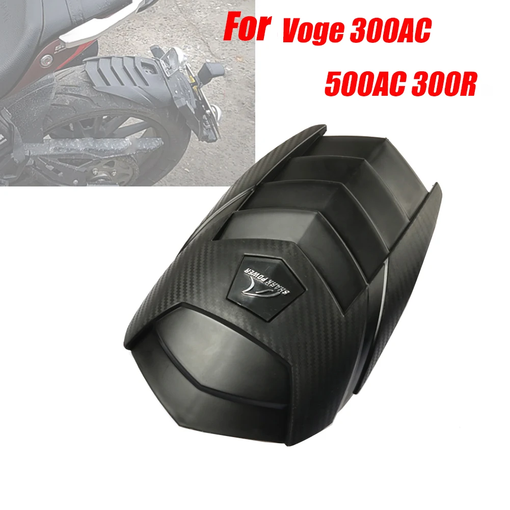 Motorcycle For Voge 300AC 500AC 300R Extension Fender Back Cover Lengthened Rear Fender Splash Protector