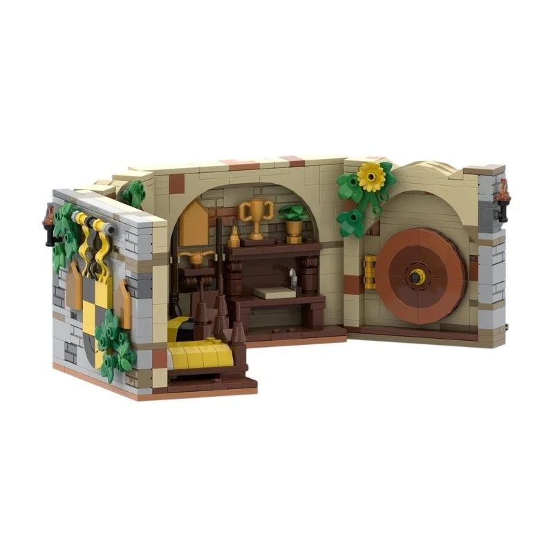 HP Castle Great Hall Expansion Pack MOC Bricks Magic Castle Hall Supplementary Building Blocks DIY Assemble Scene